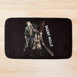 Silent Hill 2 - Pyramid Head and James Sunderland Design Bath Mat