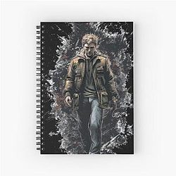 James Sunderland Silent Hill 2 Art Print - Haunted Wanderer of Silent Hill Design Spiral Notebook