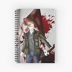 James Sunderland Pyramid Head Spiral Notebook