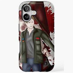 James Sunderland and Pyramid Head iPhone Case