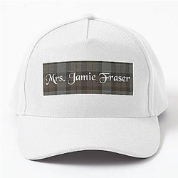 Mrs Jamie Fraser Outlander TV Show Inspired Fraser Tartan Baseball Cap