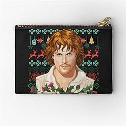 Jamie Fraser Ugly Christmas Sweater Pouch