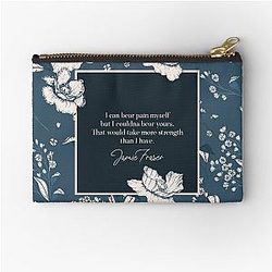 I can bear pain myself Jamie Fraser Zipper Pouch
