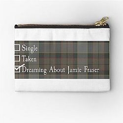 Dreaming About Jamie Fraser Outlander Tartan TV Book Series Pouch