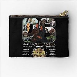 Outlander Signatures Claire Jamie Fraser Zipper Pouch