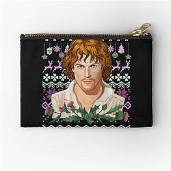 Jamie Fraser Christmas Zipper Pouch