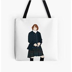 Jamie Fraser Outlander All Over Print Tote Bag