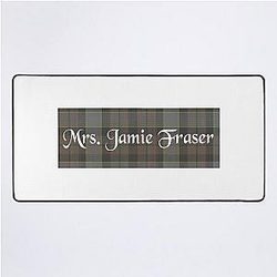Mrs Jamie Fraser Outlander Inspired Tartan Desk Mat