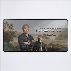Outlander Jamie Fraser Desk Mat
