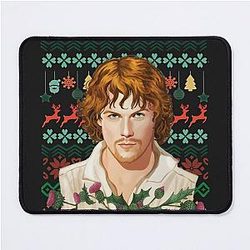 Jamie Fraser Ugly Christmas Sweater Mousepad