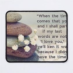Outlander: Jamie Fraser: I Love You Mouse Pad