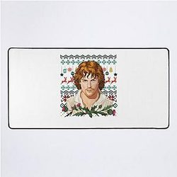 Mens Best Jamie Fraser Ugly Christmas Sweater Gifts for Movie Fans Desk Mat