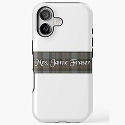 Mrs Jamie Fraser Outlander TV Show Inspired Fraser Tartan iPhone Case