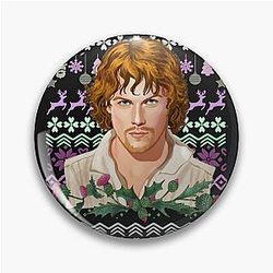 Jamie Fraser Christmas Pin