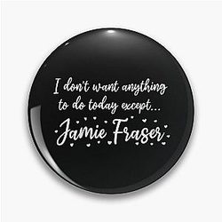 Outlander TV Show Jamie Fraser Book Series Pin
