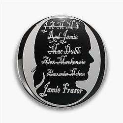 All the Names of Jamie Fraser in a Monochromatic Pin