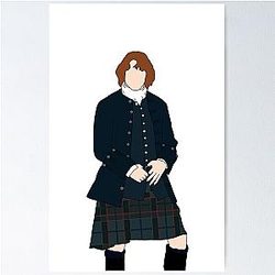 Jamie Fraser Outlander Poster