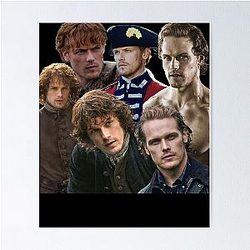 Gifts for Women Jamie Fraser - Sam Heughan Outlander Cool Gift Poster
