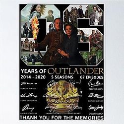 Outlander Claire Fraser Jamie Fraser Poster