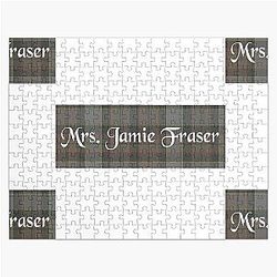 Mrs. Jamie Fraser Outlander TV Show Inspired Fraser Tartan Jigsaw Puzzle