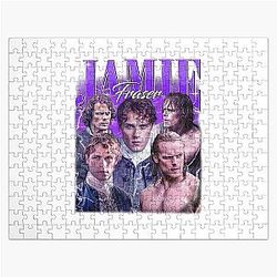Limited Jamie Fraser Outlander Vintage T Shirt Gift Jigsaw Puzzle