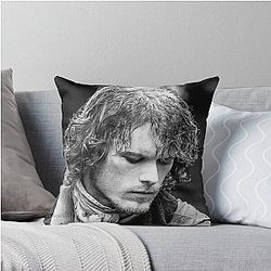 Jamie Fraser Outlander Throw Pillow Divine Collectible Novelty Plush Soft Home Decorative Item for Bedroom Wohnzimmer Couch Sofa Chair (outlander fans Gift)