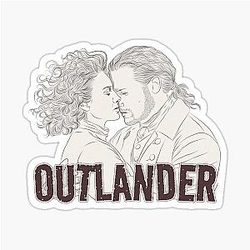 Jamie Fraser and Claire Fraser - Outlander Sticker