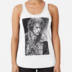 Outlander Jamie Fraser Racerback Tank Top