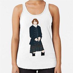 Jamie Fraser Outlander Racerback Tank Top