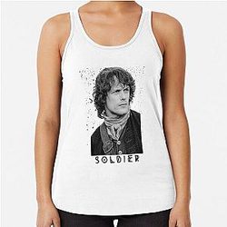 Outlander Jamie Fraser Soldier Racerback Tank Top