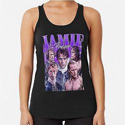 Limited Jamie Fraser Outlander Vintage T-Shirt Gift for Women Man Unisex Racerback Tank