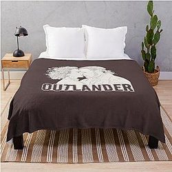 Jamie Fraser and Claire Fraser Outlander Throw Blanket