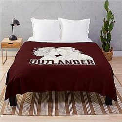 Jamie & Claire Fraser Outlander Throw Blanket