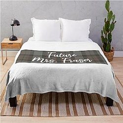 Outlander TV Show Tartan Throw Blanket