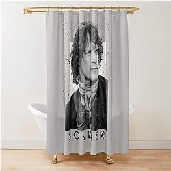 Outlander Jamie Fraser Soldier Shower Curtain