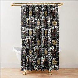 Outlander Signature Claire Fraser Jamie Fraser Shower Curtain