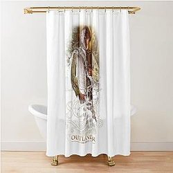 Jamie Fraser Outlander Some Like It Scot Shower Curtain