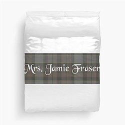 Mrs Jamie Fraser Outlander TV Show Inspired Fraser Tartan Duvet Cover