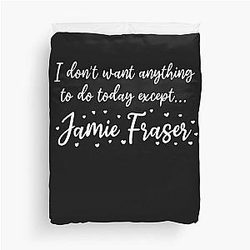 Outlander Book Series Jamie Fraser Duvet Cover
