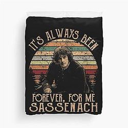 Jamie Fraser, Always Been Forever for Me, Sassenach Vintage Sunset Duvet Cover