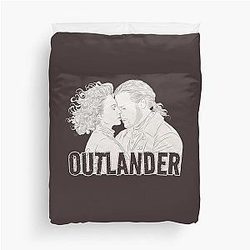Jamie Fraser and Claire Fraser Outlander Duvet Cover