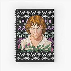 Jamie Fraser Christmas Spiral Notebook