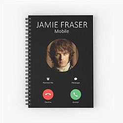 Jamie Fraser Spiral Notebook