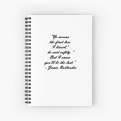 Last Jamie Fraser Spiral Notebook