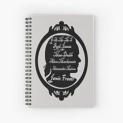 Outlander Jamie Fraser Spiral Notebook