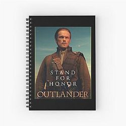 Outlander Stand Jamie Fraser Spiral Notebook