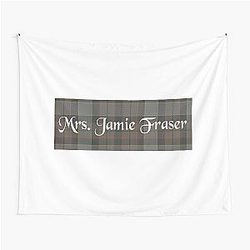 Mrs. Jamie Fraser Outlander TV Show Inspired Fraser Tartan Tapestry