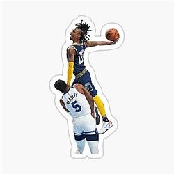 Ja Morant Posterized Dunk on Malik Beasley