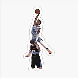 Ja Morant Almost Dunk On Kevin Love