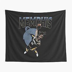 Ja Morant Memphis Pose Tapestry